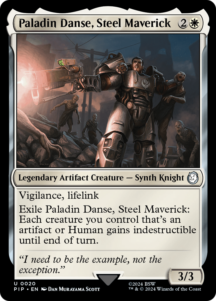 Paladin Danse, Steel Maverick [Fallout] - Magic: The Gathering - Card Brawlers | Quebec | Canada |