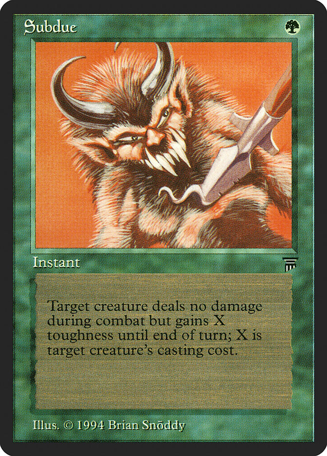 Subdue [Legends] - Magic: The Gathering - Card Brawlers | Quebec | Canada |