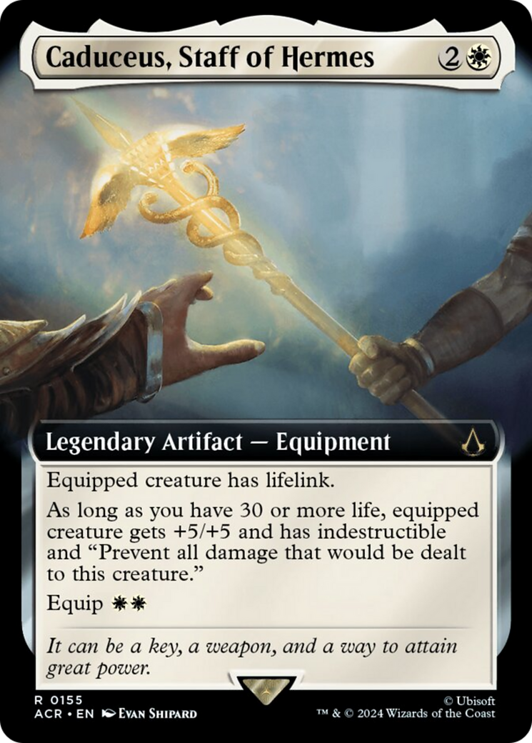 Caduceus, Staff of Hermes (Extended Art) [Assassin's Creed] - Magic: The Gathering - Card Brawlers | Quebec | Canada |