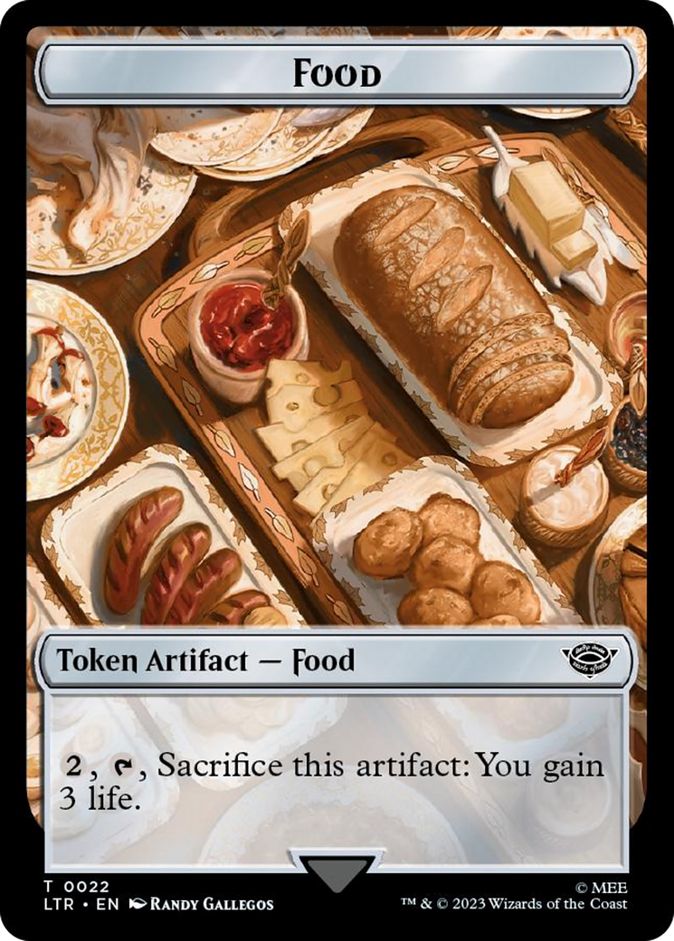 Human Soldier (0014) // Food (0022) Double-Sided Token (Surge Foil) [The Lord of the Rings: Tales of Middle-Earth Tokens] - Magic: The Gathering - Card Brawlers | Quebec | Canada |