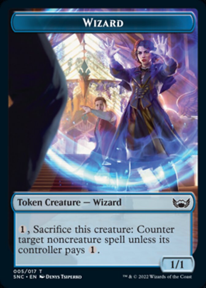 Cat // Wizard Double-Sided Token [Streets of New Capenna Tokens] - Magic: The Gathering - Card Brawlers | Quebec | Canada |
