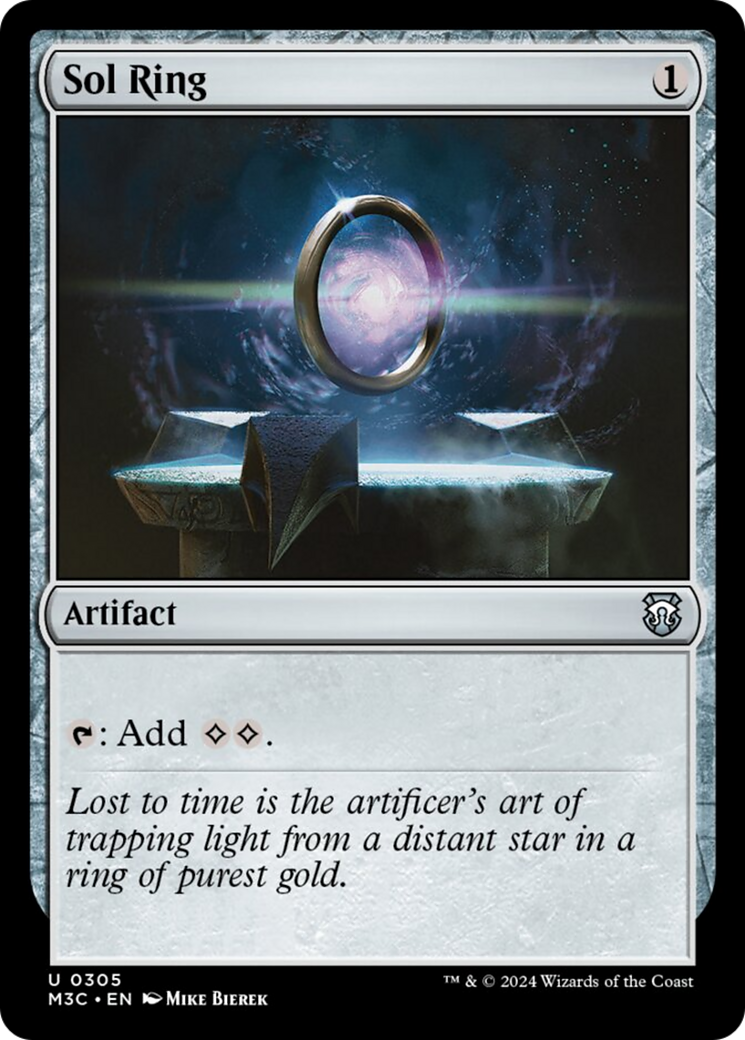 Sol Ring (Ripple Foil) [Modern Horizons 3 Commander] - Magic: The Gathering - Card Brawlers | Quebec | Canada |