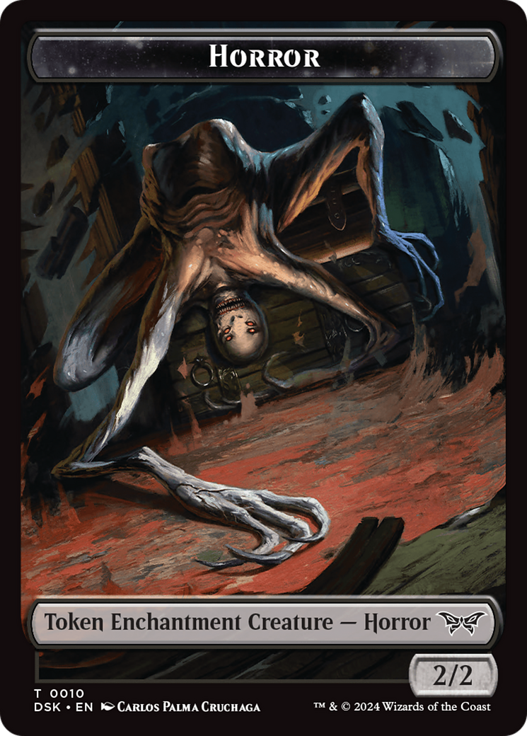 Horror // Copy Double-Sided Token [Duskmourn: House of Horror Tokens] - Magic: The Gathering - Card Brawlers | Quebec | Canada |