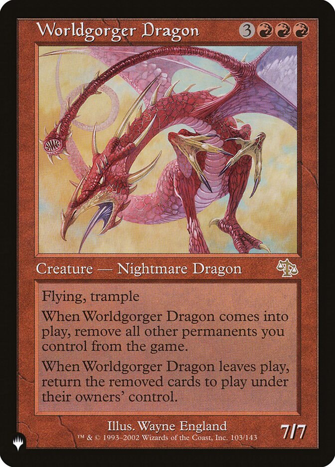 Worldgorger Dragon [The List] - Magic: The Gathering - Card Brawlers | Quebec | Canada |