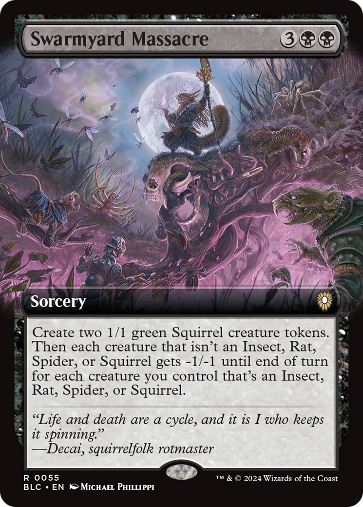Swarmyard Massacre (Extended Art) [Bloomburrow Commander] - Magic: The Gathering - Card Brawlers | Quebec | Canada |