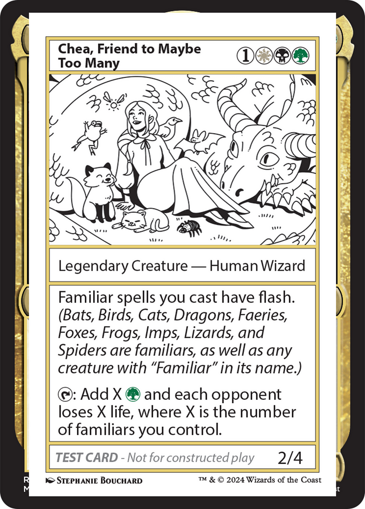 Chea, Friend to Maybe Too Many [Mystery Booster 2 Playtest Cards] - Magic: The Gathering - Card Brawlers | Quebec | Canada |