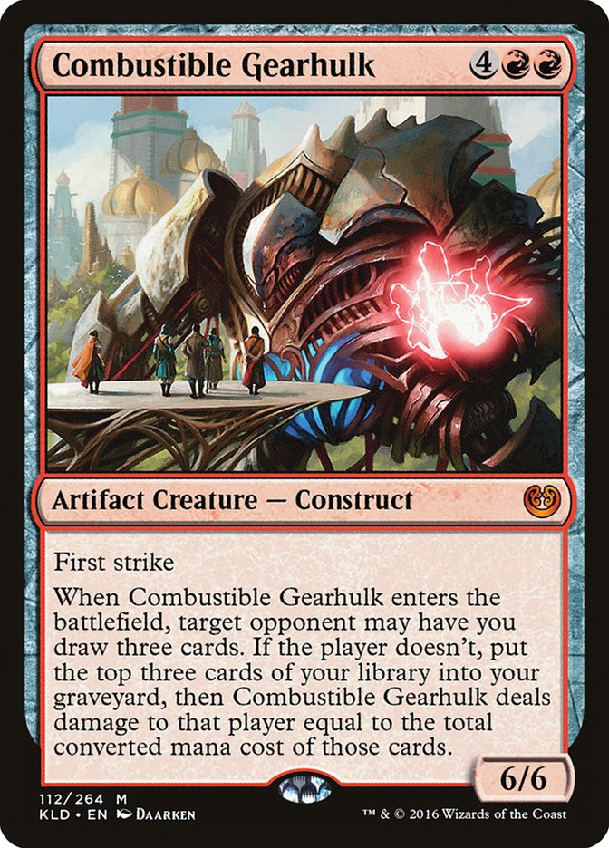 Combustible Gearhulk [Kaladesh] - Magic: The Gathering - Card Brawlers | Quebec | Canada |
