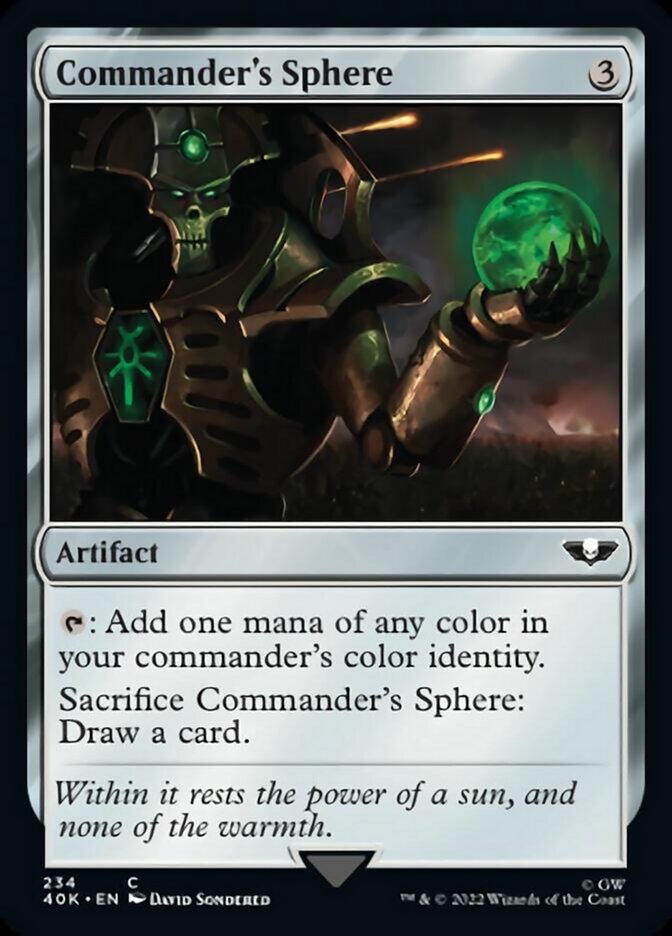 Commander's Sphere (234) [Warhammer 40,000] - Magic: The Gathering - Card Brawlers | Quebec | Canada |