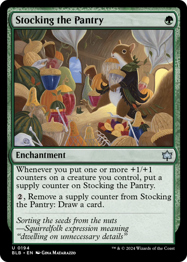 Stocking the Pantry [Bloomburrow] - Magic: The Gathering - Card Brawlers | Quebec | Canada |