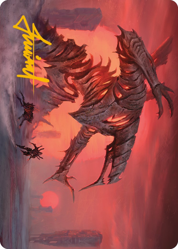 Red Sun's Zenith Art Card (Gold-Stamped Signature) [Phyrexia: All Will Be One Art Series] - Magic: The Gathering - Card Brawlers | Quebec | Canada |