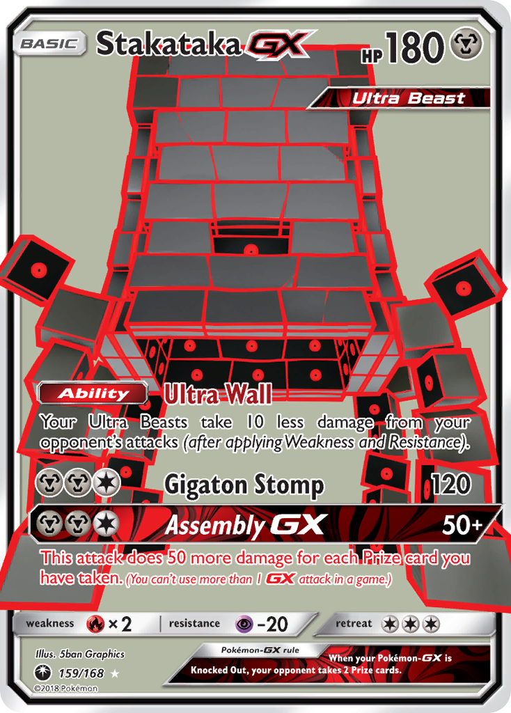 Stakataka GX (159/168) [Sun & Moon: Celestial Storm] - Pokémon - Card Brawlers | Quebec | Canada |