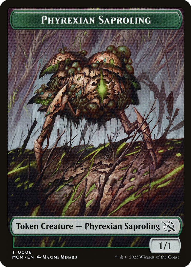Treasure (20) // Phyrexian Saproling Double-Sided Token [March of the Machine Tokens] - Magic: The Gathering - Card Brawlers | Quebec | Canada |