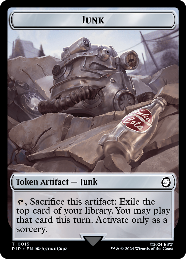 Junk // Treasure Double-Sided Token [Fallout Tokens] - Magic: The Gathering - Card Brawlers | Quebec | Canada |
