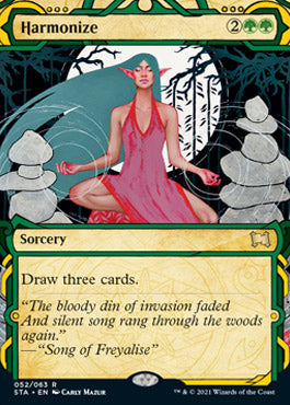 Harmonize (Foil Etched) [Strixhaven: School of Mages Mystical Archive] - Magic: The Gathering - Card Brawlers | Quebec | Canada |