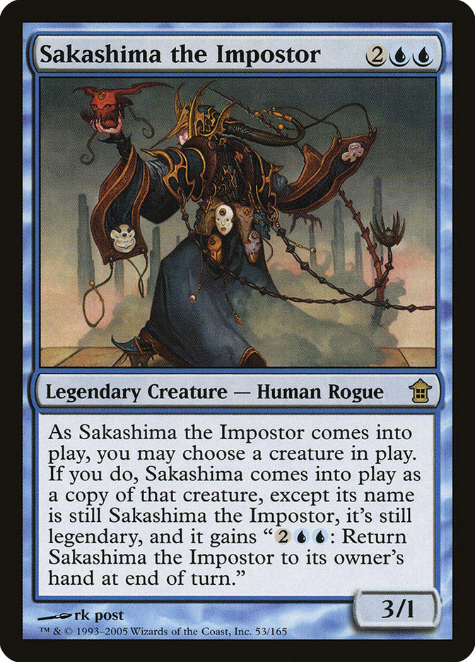 Sakashima the Impostor [Saviors of Kamigawa] - Magic: The Gathering - Card Brawlers | Quebec | Canada |