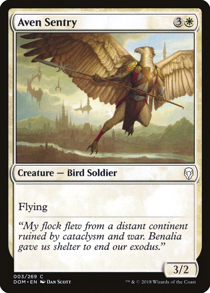 Aven Sentry [Dominaria] - Magic: The Gathering - Card Brawlers | Quebec | Canada |