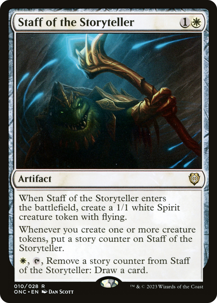 Staff of the Storyteller [Phyrexia: All Will Be One Commander] - Magic: The Gathering - Card Brawlers | Quebec | Canada |
