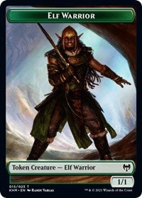 Elf Warrior // Replicated Ring Double-Sided Token [Kaldheim Tokens] - Magic: The Gathering - Card Brawlers | Quebec | Canada |