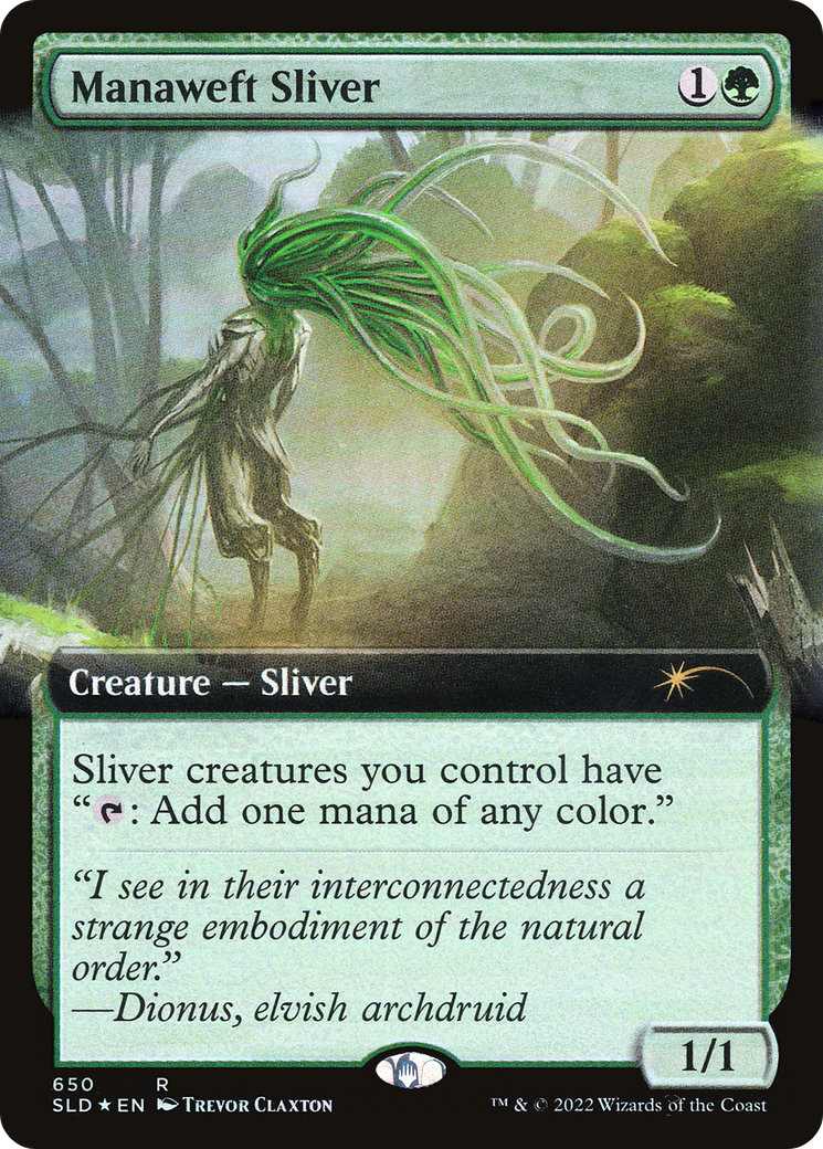 Manaweft Sliver (Extended Art) [Secret Lair Drop Promos] - Magic: The Gathering - Card Brawlers | Quebec | Canada |