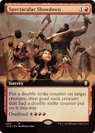 Spectacular Showdown (Extended Art) [Commander Legends: Battle for Baldur's Gate] - Magic: The Gathering - Card Brawlers | Quebec | Canada |