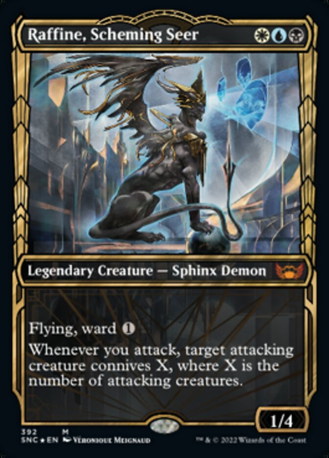 Raffine, Scheming Seer (Showcase Golden Age Gilded Foil) [Streets of New Capenna] - Magic: The Gathering - Card Brawlers | Quebec | Canada |