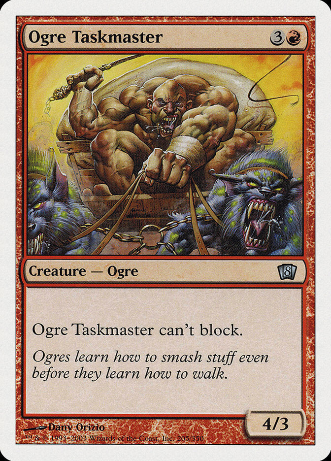 Ogre Taskmaster [Eighth Edition] - Magic: The Gathering - Card Brawlers | Quebec | Canada |