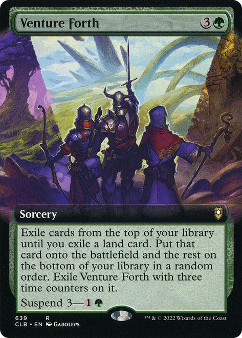 Venture Forth (Extended Art) [Commander Legends: Battle for Baldur's Gate] - Magic: The Gathering - Card Brawlers | Quebec | Canada |