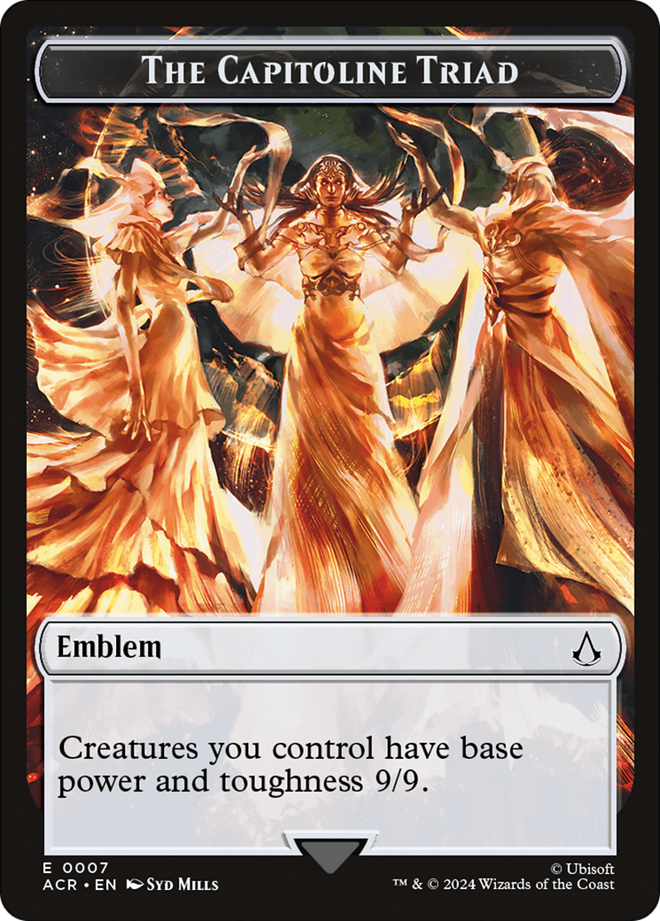 Emblem - The Capitoline Triad [Assassin's Creed Tokens] - Magic: The Gathering - Card Brawlers | Quebec | Canada |