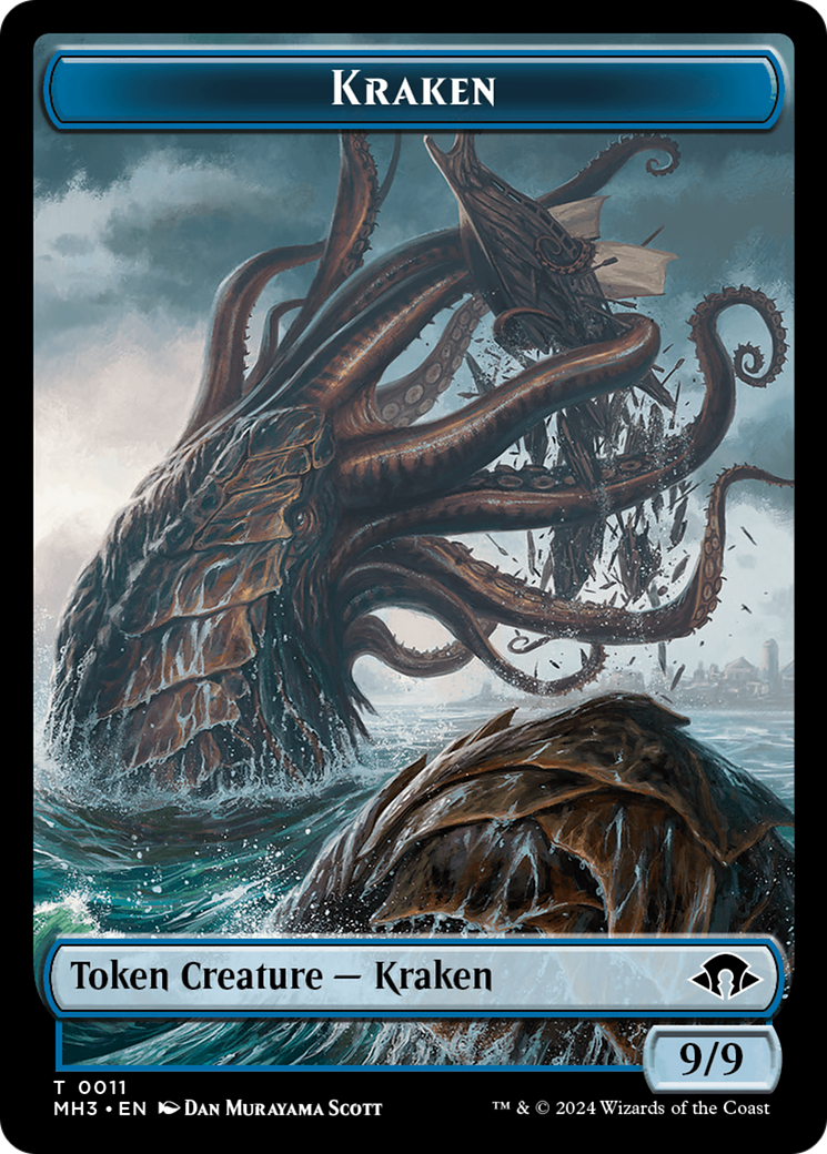 Phyrexian Germ // Kraken Double-Sided Token [Modern Horizons 3 Tokens] - Magic: The Gathering - Card Brawlers | Quebec | Canada |