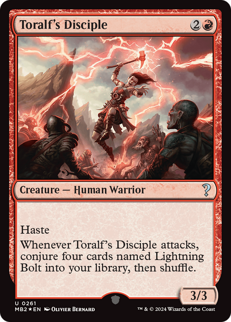 Toralf's Disciple [Mystery Booster 2] - Magic: The Gathering - Card Brawlers | Quebec | Canada |