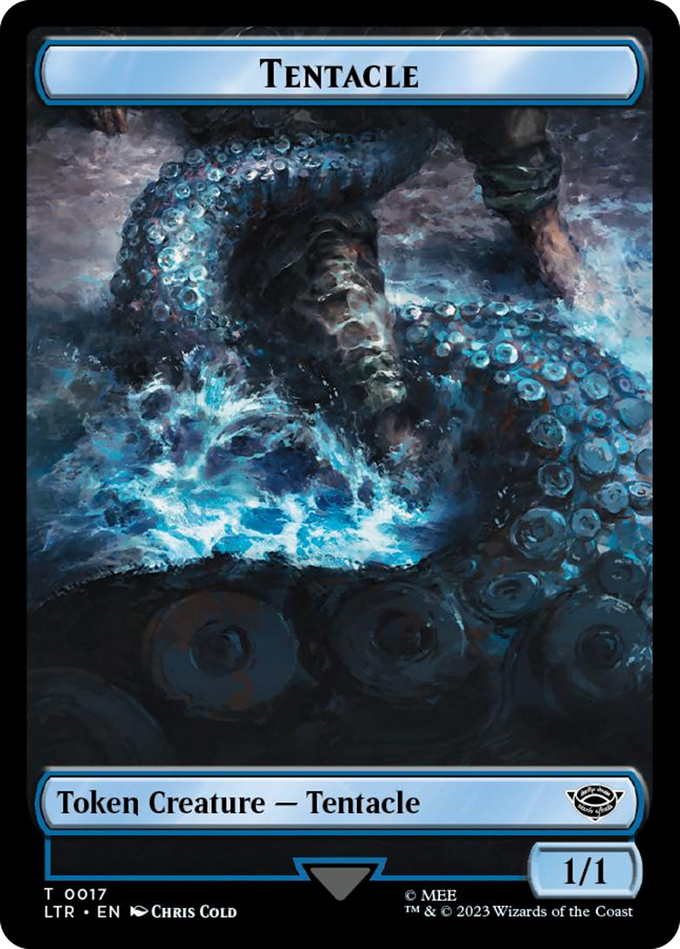 Tentacle // Food (0023) Double-Sided Token (Surge Foil) [The Lord of the Rings: Tales of Middle-Earth Tokens] - Magic: The Gathering - Card Brawlers | Quebec | Canada |