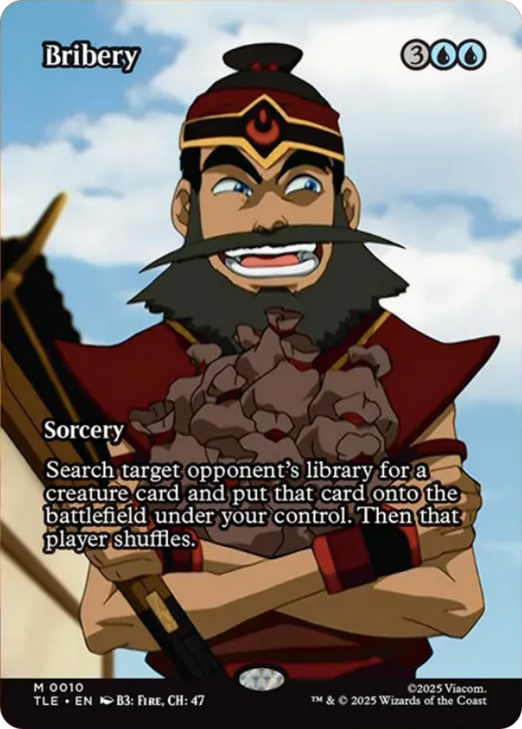 Bribery (Borderless) [Avatar: The Last Airbender: Eternal-Legal] - Magic: The Gathering - Card Brawlers | Quebec | Canada |