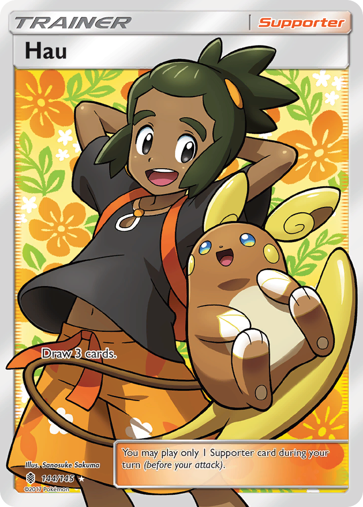 Hau (144/145) [Sun & Moon: Guardians Rising] - Pokémon - Card Brawlers | Quebec | Canada |