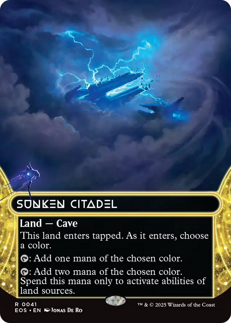 Sunken Citadel (0041) (Borderless) [Edge of Eternities: Stellar Sights] - Magic: The Gathering - Card Brawlers | Quebec | Canada |