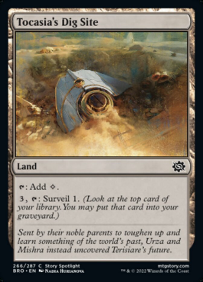 Tocasia's Dig Site [The Brothers' War] - Magic: The Gathering - Card Brawlers | Quebec | Canada |