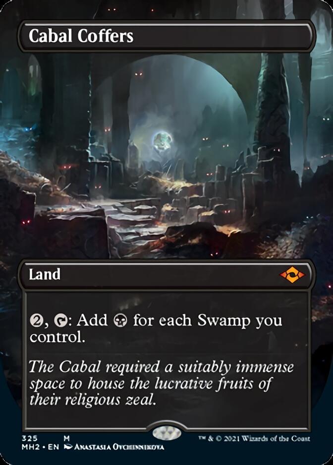 Cabal Coffers (Borderless Alternate Art) [Modern Horizons 2] - Card Brawlers