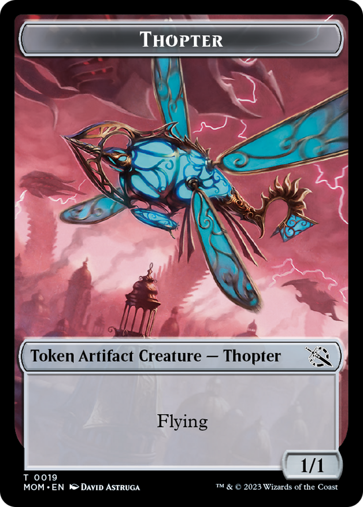 Elemental (9) // Thopter Double-Sided Token [March of the Machine Tokens] - Magic: The Gathering - Card Brawlers | Quebec | Canada |