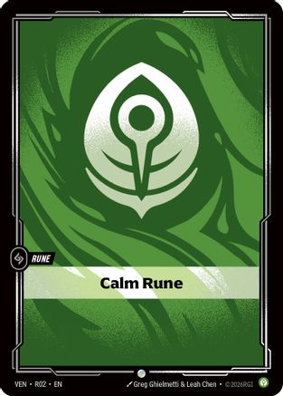 Calm Rune (R02) - Vendetta - Card Brawlers