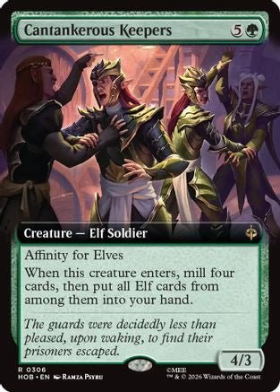 Cantankerous Keepers (Extended Art) (HOB-306) - The Hobbit Foil - Card Brawlers