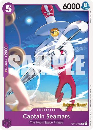 Captain Seamars (OP15-062) - Adventure on Kami's Island Release Event Cards - Card Brawlers