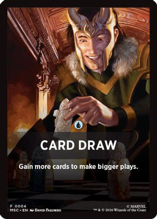 Card Draw Theme Card (MSC-004) - Commander: Marvel Super Heroes - Card Brawlers