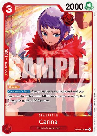 Carina (EB03-004) - Extra Booster: One Piece Heroines Edition - Card Brawlers