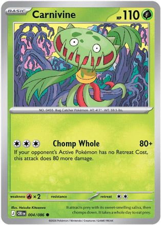 Carnivine (004/null) [ME04 Chaos Rising] - Card Brawlers