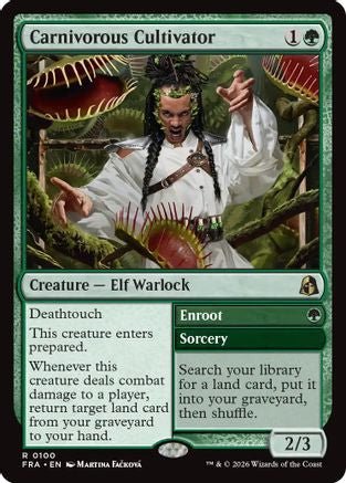 Carnivorous Cultivator (FRA-100) - Reality Fracture Foil - Card Brawlers