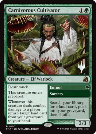 Carnivorous Cultivator (PPFRA-100) - Promo Pack: Reality Fracture - Card Brawlers