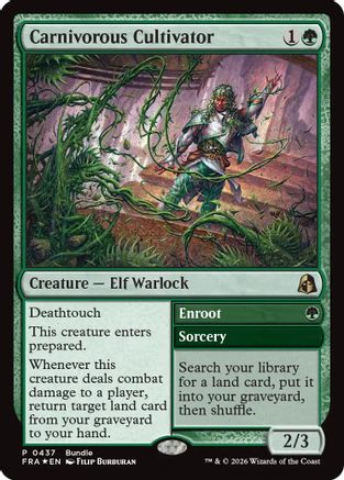 Carnivorous Cultivator (UMP-437) - Unique and Miscellaneous Promos Foil - Card Brawlers