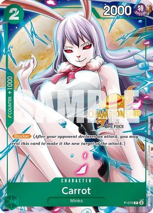 Carrot (CS 25-26 Event Pack) (P-070) - One Piece Promotion Cards Foil - Card Brawlers