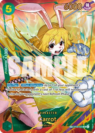 Carrot (SP) (OP08-023) - Premium Booster -The Best- Vol. 2 Foil - Card Brawlers