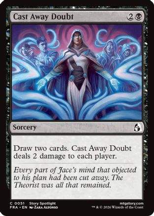 Cast Away Doubt (FRA-051) - Reality Fracture Foil - Card Brawlers