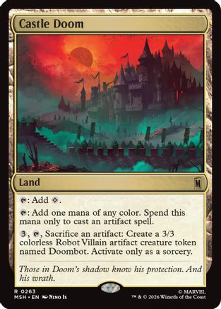 Castle Doom (MSH-263) - Marvel Super Heroes Foil - Card Brawlers